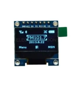 0.96 inch OLED Display Module Blue SPI/I2C 128x64 - 7 Pin