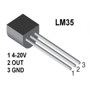 LM35 LM35DZ Precision Centigrade/Celsius Temperature Sensor - Image 2