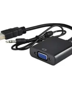 HDMI male to VGA Female Converter with 3.5 mm Audio Out