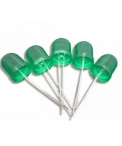 Green LED Light 10 mm - 5 Pcs