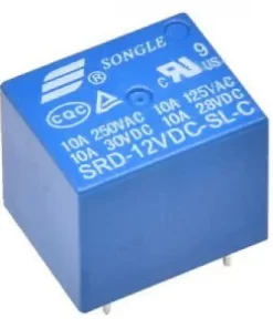 12V 10A PCB Mount Sugar Cube Relay SPDT