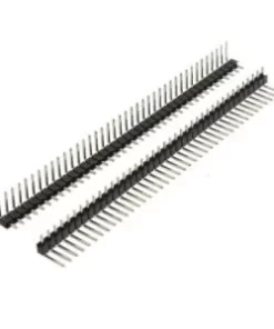 1×40 Pin 2.54mm Right Angle Male Berg Strip Connector - 5 pcs