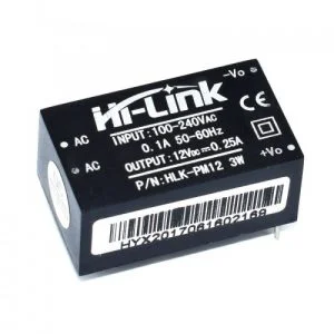 Hi-Link HLK-PM12 AC-DC Power Module 230V to 12V 3W