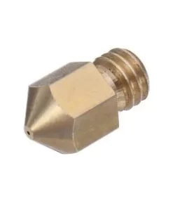 M6 Brass Nozzle V5 V6 UM Compatible – 3mm Filament 0.5mm Orifice for 3D Printer