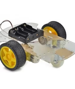 2WD 2 Wheel Transparent Robot Motor Chassis Kit for Arduino