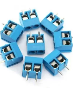 2 Pin 5.08mm Pitch Screw Terminal Connectors - 5 Pcs