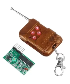 4 Channel Wireless Four Button Remote Control Transmitter Receiver Module (Mode: Non Locking)