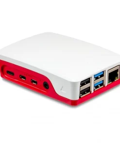 Raspberry Pi 4 Case Enclosure Red-White