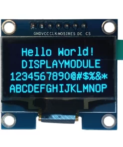 1.3 Inch OLED Blue Display Module 128x64 SPI Interface - 7 Pin