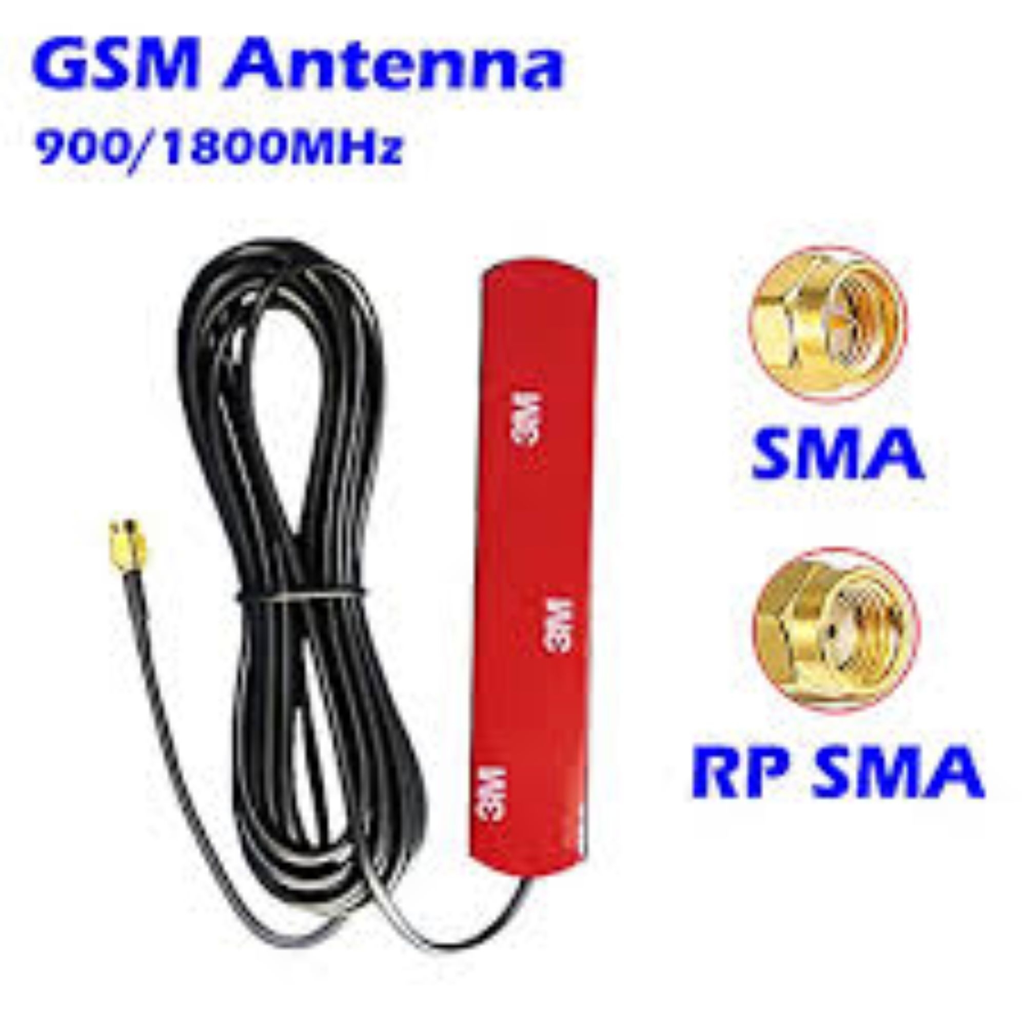 Sticker GSM Patch Antenna 3dbi – 3 meter Wire with 3M Sticker on back - Image 4