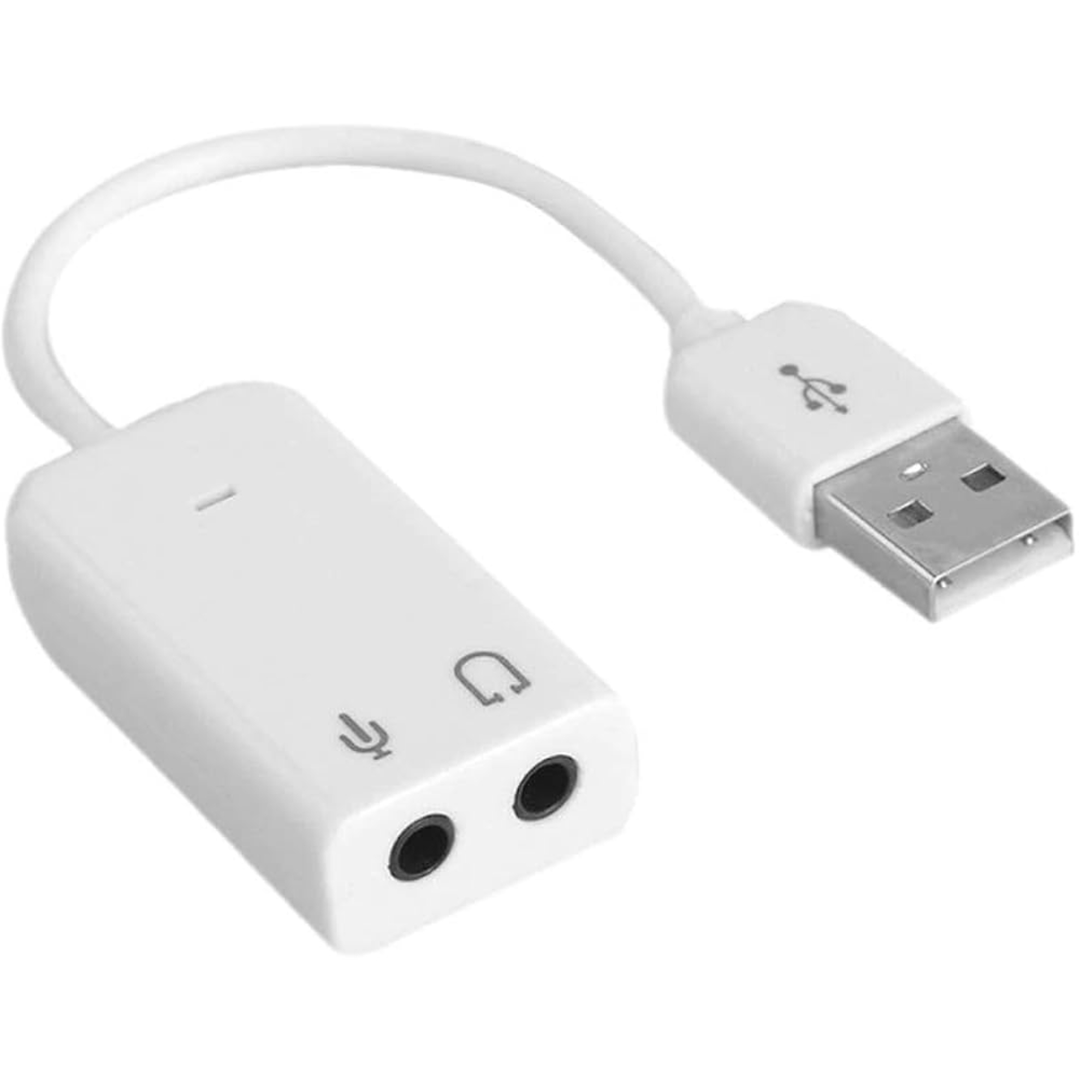 USB to 3.5mm Mic and Headphone Jack Stereo Headset Audio Adapter USB Sound Card 7.1 - Image 2