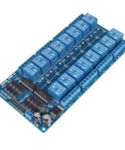 12V 16 Channel Optocoupler Relay Board Module LM2576 Power Supply