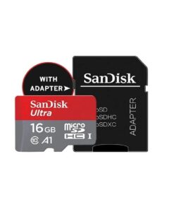 16GB Micro SD Class 10 Memory Card with Adapter
