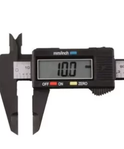150mm/6 Inch LCD Digital Electronic Carbon Fiber Vernier Caliper Gauge Micrometer
