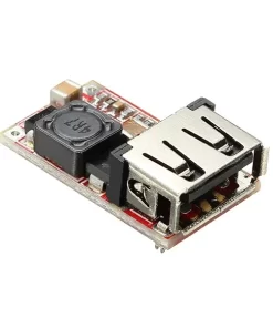 DC-DC 6-24V to 5V 3A USB Output Step Down Power Charger with Adjustable Buck Converter