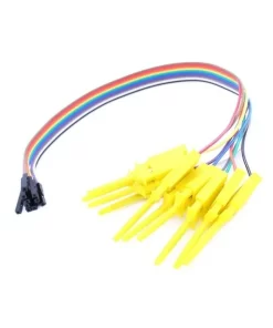 8CH Quality Test Hook Clip Logic Analyzer Test Folder for USB Saleae 24M