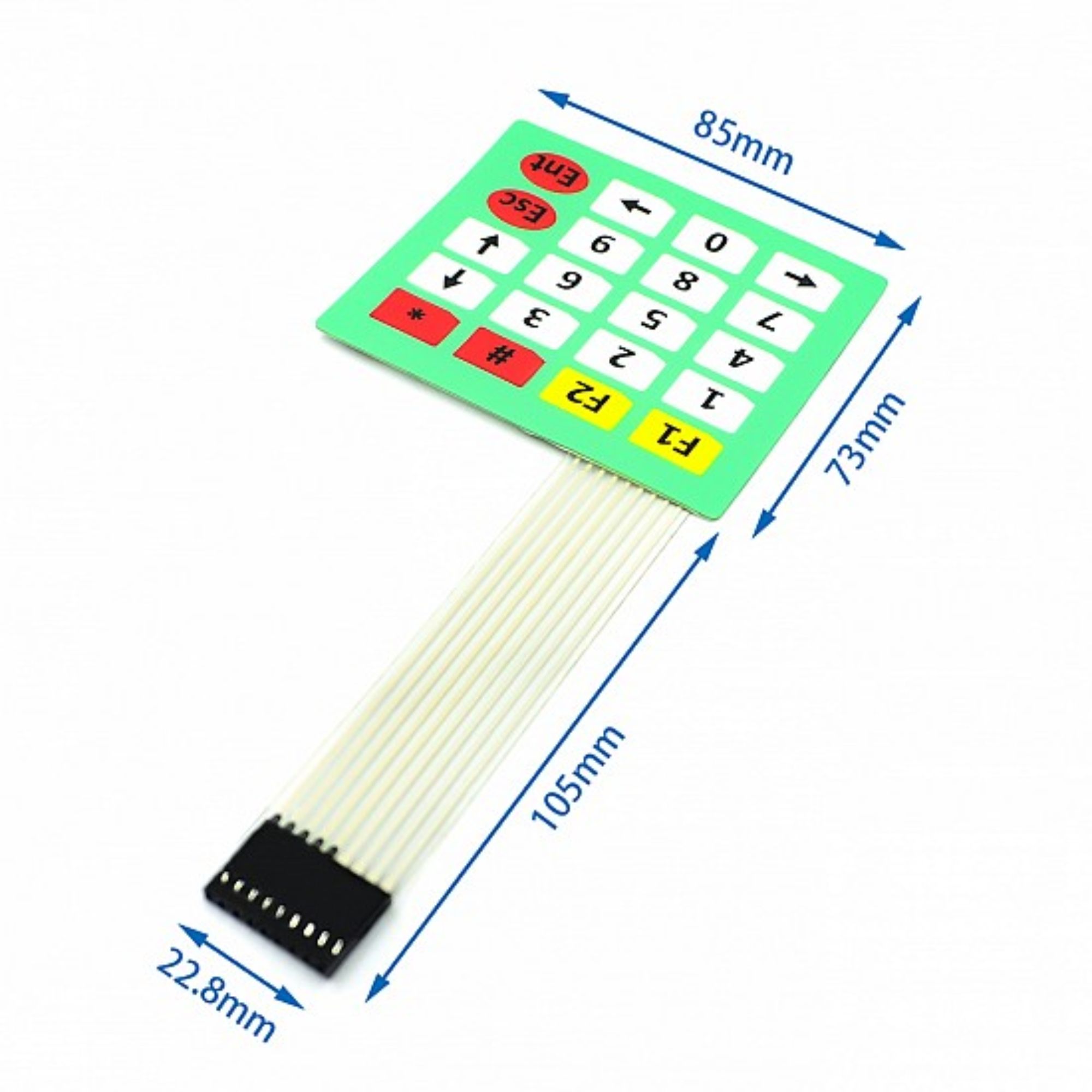 4x5 20 Key Matrix Membrane Switch Keypad Keyboard - Image 4
