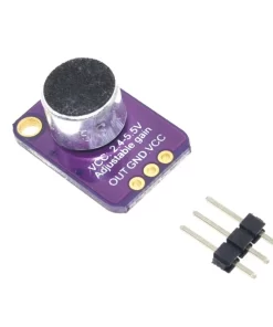 MAX4466 Electret Microphone Amplifier with Adjustable Gain Module