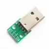 USB Male to 2.54mm Breakout Board with Direct 4P Adapter Board