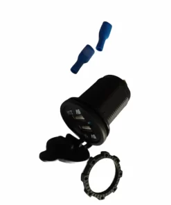 5V 2.1A Waterproof Dual USB Charging Mobile Phone Charger for Car Boat Marine Motorcycle