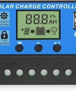 20A Intelligent LCD Solar Controller with USB Output Port