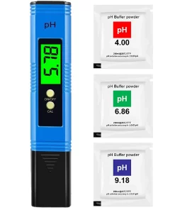 Blue pH02 Digital LCD pH Meter Pen of Tester Range 0.00-14.00