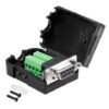 DB9 Female Screw Terminal to RS232 RS485 Conversion Board with Shell and Nut