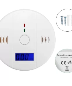 CO Gas Sensor Detector Carbon Monoxide Poisoning Alarm Detector With LCD Display