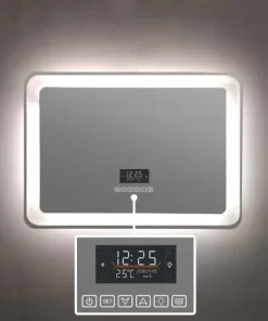 Multi-function Six Key Touch Sensor Switch K6 with Defogger Time Temperature Speaker Control For Mirror