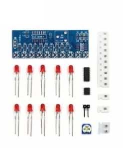 NE555 + CD4017 Water Flowing Light LED Module DIY Kit