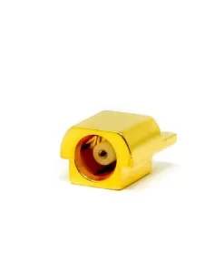 MCX Edge Mount For PCB Mount Female Connector 180 Degree Gold Plating