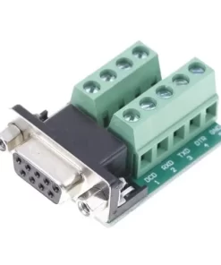 DB9 Female Screw Terminal to RS232 RS485 Conversion Board without Cover