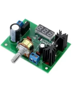LM317 AC/DC Adjustable Voltage Regulator Step-down Buck Converter Module LED Voltmeter