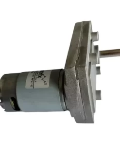 12V DC Square Gear / Geared Motor 125 RPM - High Torque