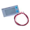 10-100V Universal LCD Car Battery Level Capacity Indicator with Temperature Monitor and Buzzer Alarm