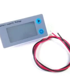 10-100V Universal LCD Car Battery Level Capacity Indicator with Temperature Monitor and Buzzer Alarm