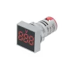 Red AC 60-500V 22mm AD16-22FSV Square Frosted Surface LED Voltmeter Indicator Light