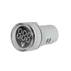 White AC 60-500V 22mm AD16-22DSV Digital Voltmeter Indicator
