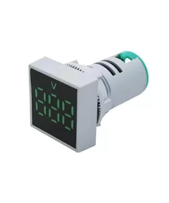 Green AC 60-500V 22mm AD16-22FSV Square Frosted Surface LED Voltmeter Indicator Light