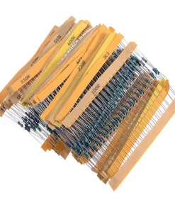 600 Pcs 1/4W 1% Metal Film Resistor Assorted kit – 30 Kinds