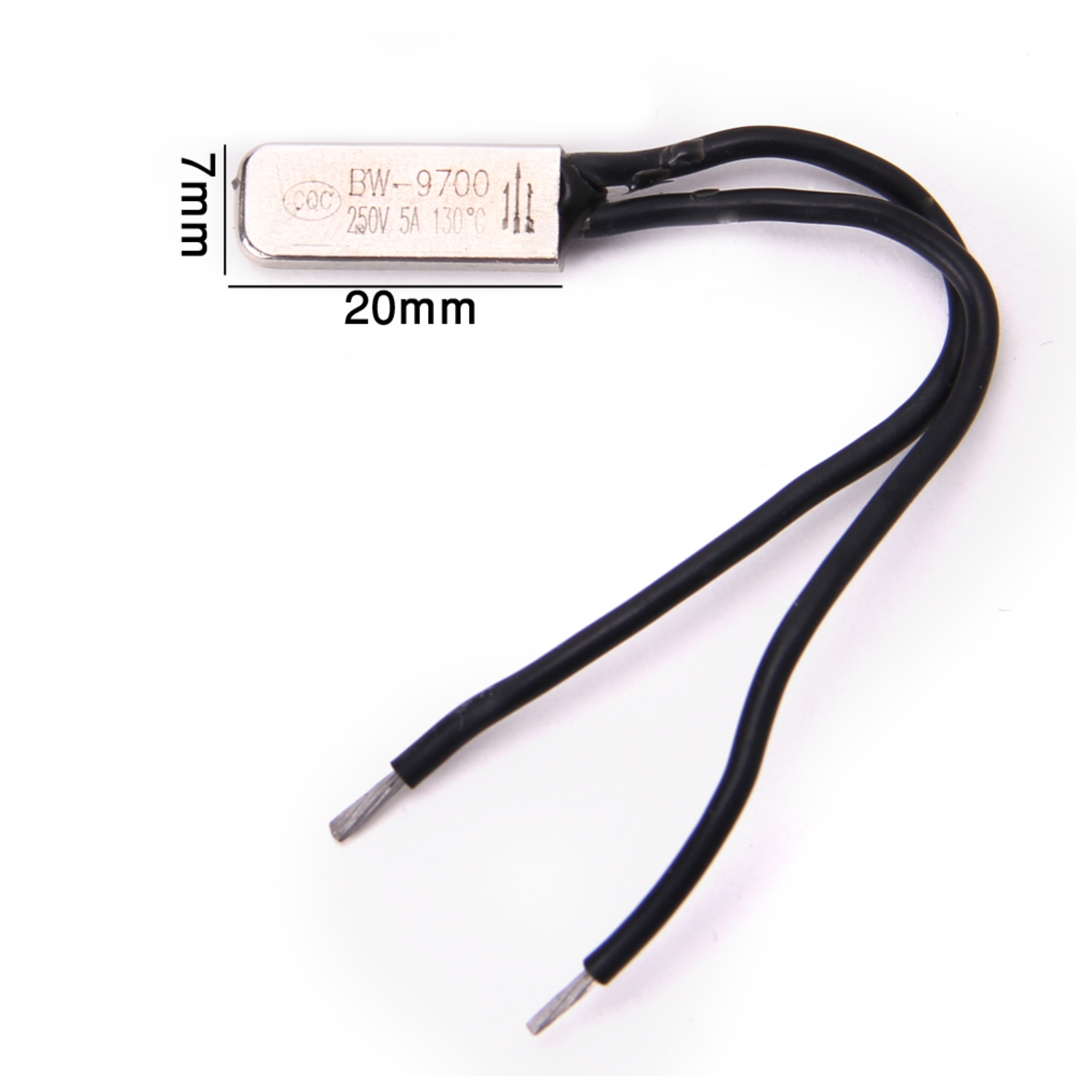 KSD9700 5A 250V Metallic Shell Temperature Control Switch (145 DegC Normally Closed) - Image 3