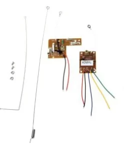 4CH 40MHZ Remote Transmitter & Receiver Board with Antenna for DIY RC Car Robot