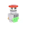 Red Mushroom Cap LAY37- 11ZS 1NO 1NC DPST Emergency Stop Push Button Switch AC 660V 10A Switch Equipment Lift Elevator Latching Self Lock
