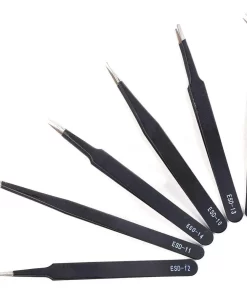 Anti-Static Tweezers 6pcs Set - ESD 10 TO ESD 15