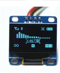 0.96 Inch OLED Display 4 Pin SPI/I2C Module - 128x64 (Blue)