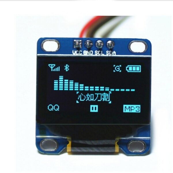 0 96 inch 4 pin oled display spi i2c module 128x64 blue tech3049 2877 2
