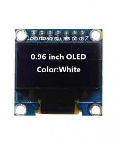 0.96 inch OLED Display Module SPI I2C 128×64 7 Pin White