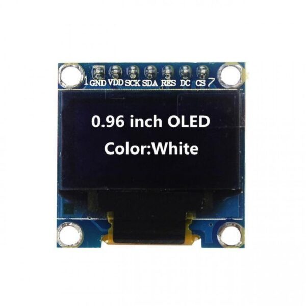 0 96 inch oled display i2c module white 128x64 7 pin tech1159 2670 2