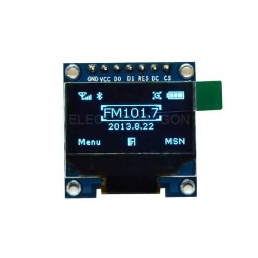 0.96 inch OLED Display Module Blue SPI/I2C 128x64 - 7 Pin - 0 96 inch oled display module blue spi i2c 128x64 7 pin tech3377 2520 2
