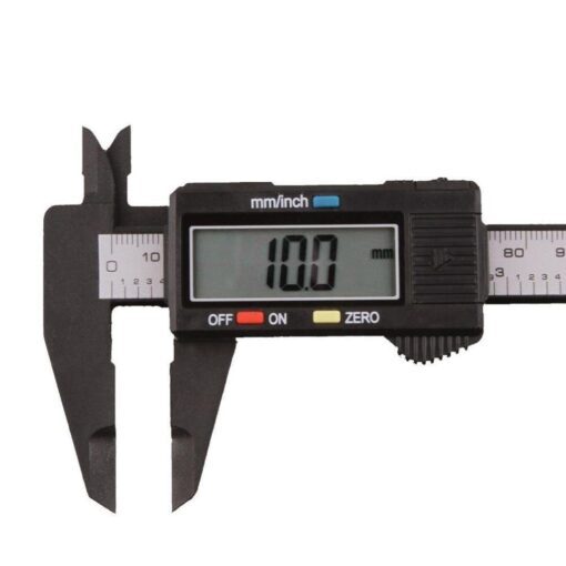 150mm 6inch lcd digital electronic carbon fiber vernier caliper gauge micrometer tech1728 8323
